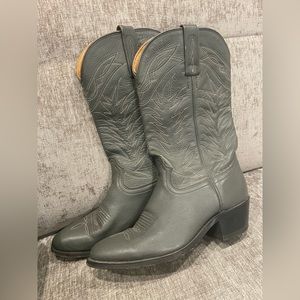 Gray Cowboy Boots